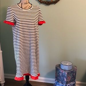 Striped Breton cotton dress